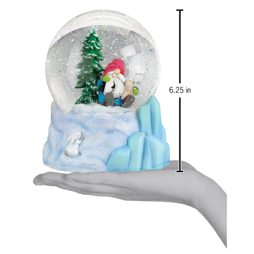 Amazon.com: Old World Christmas Winter Arctic Gnome Snow Globe